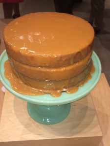 Caramel Cake Display