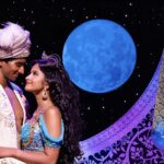 Aladdin and Jasmine with blue moon